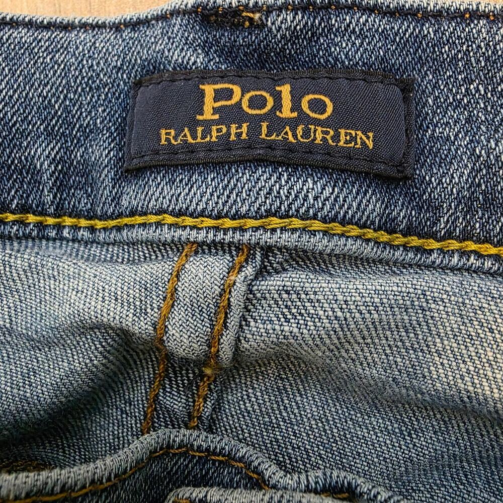 Polo Ralph Lauren Varick Slim Straight Jeans Mens 32x30 Medium Wash Stretch - Picture 2 of 14